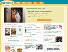 Tablet Screenshot of bigdates.com
